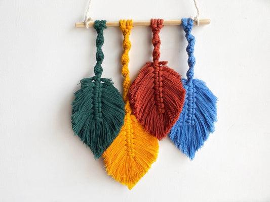 Macrame DIY Kit - Leaves Wall Hanging