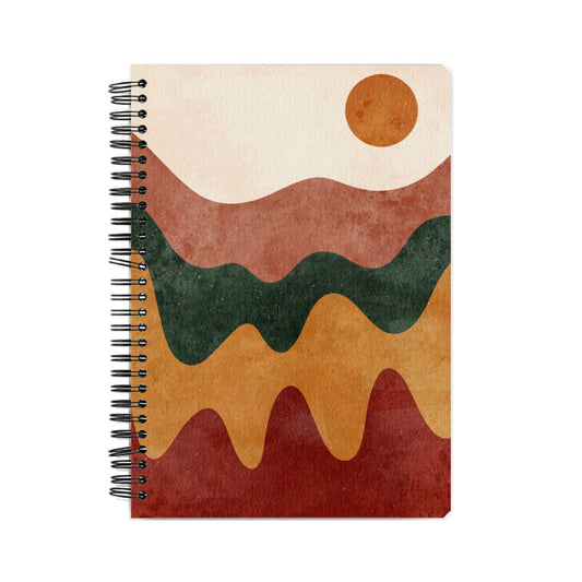 Sunrise & Landscape - Front Cover - Notebook