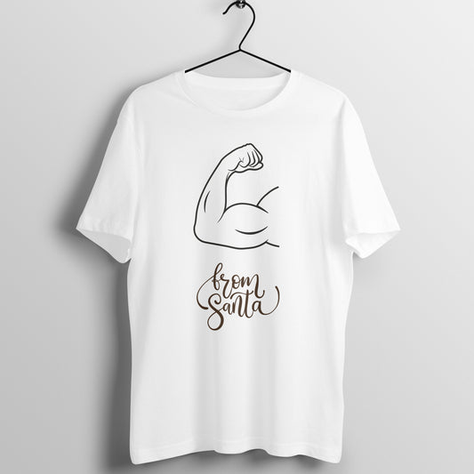 "From Santa" - Half Sleeve Graphic T-shirt
